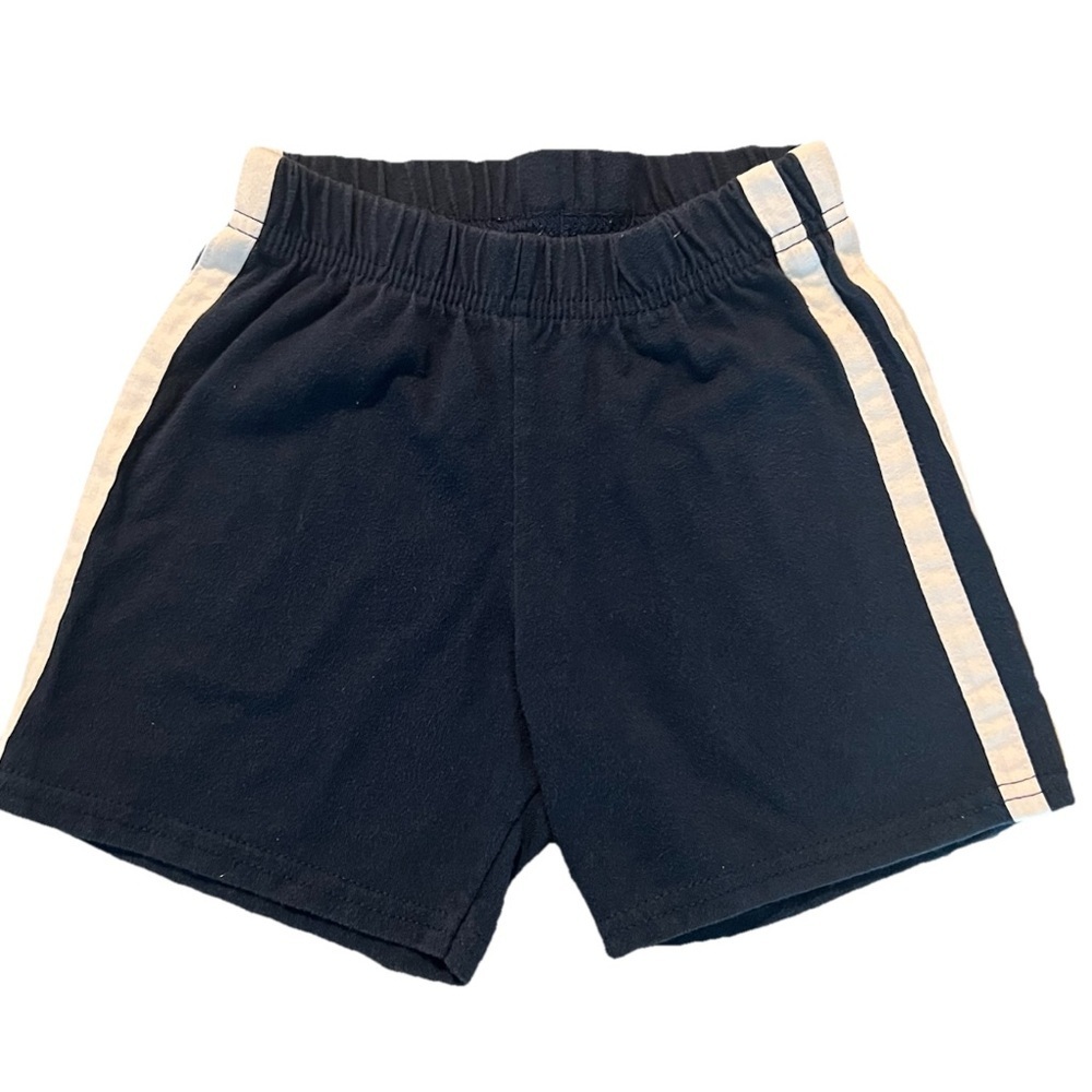 Garanimals Black/white Kids Athletic Shorts Stretchy Size 24M (0787)